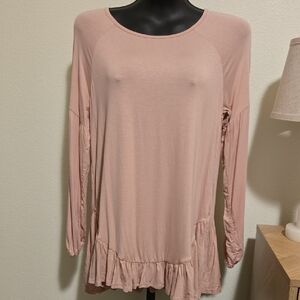 Hailey & Co. Tunic Ruffled Top